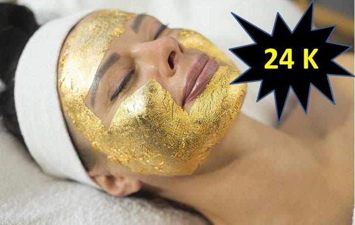 Luxusní ošetření pleti 24 karátovým zlatem