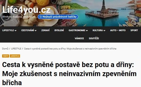 Cesta k vysněné postavě bez potu a dřiny